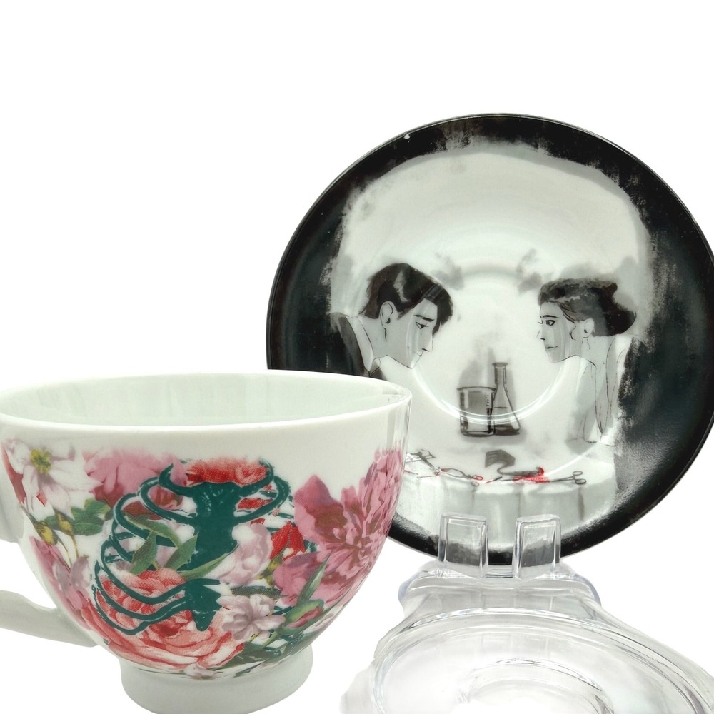 LitJoy Crate Stalking Jack the Ripper Tea Cup & Saucer Gothic Macabre Bookish